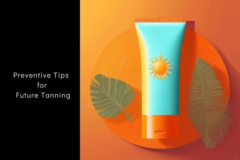 How to remove tan