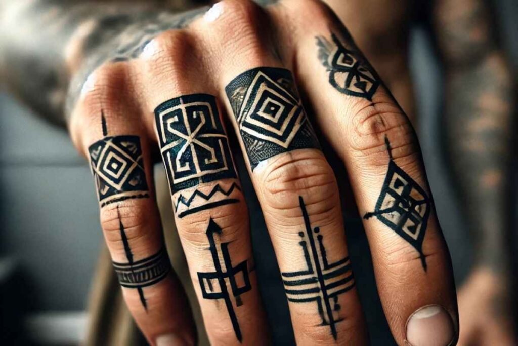 Finger Tattoos for Men