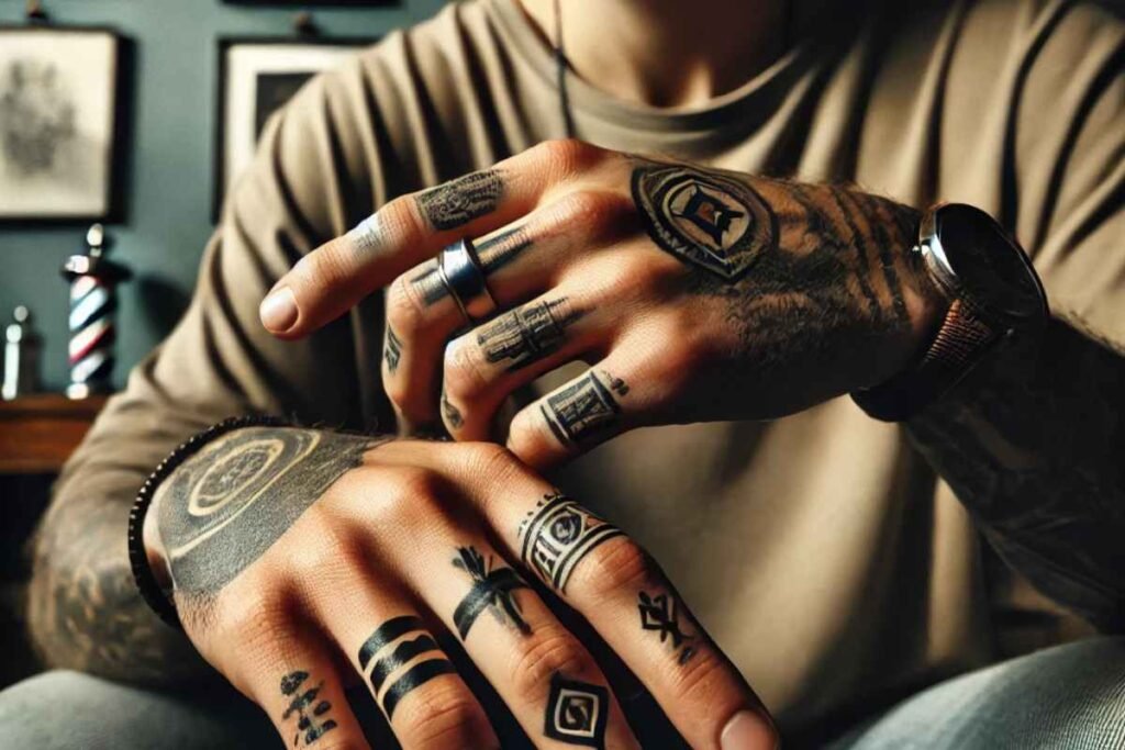 Finger Tattoos for Men