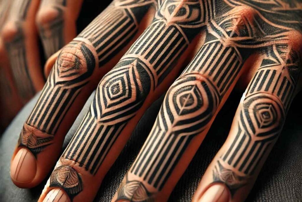 Finger Tattoos for Men