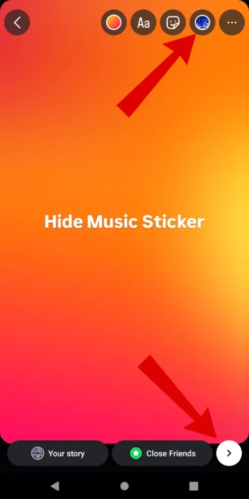 how to hide music sticker on instagram story